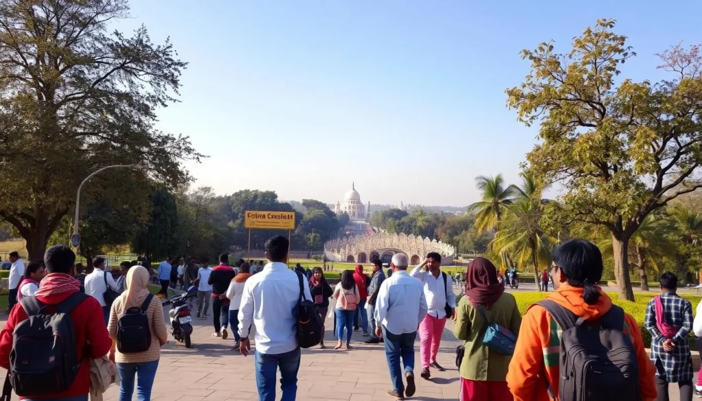 Scenic view of Raipur during winter season showing pleasant weather conditions Scenic view of Raipur during winter season showing pleasant weather conditions
