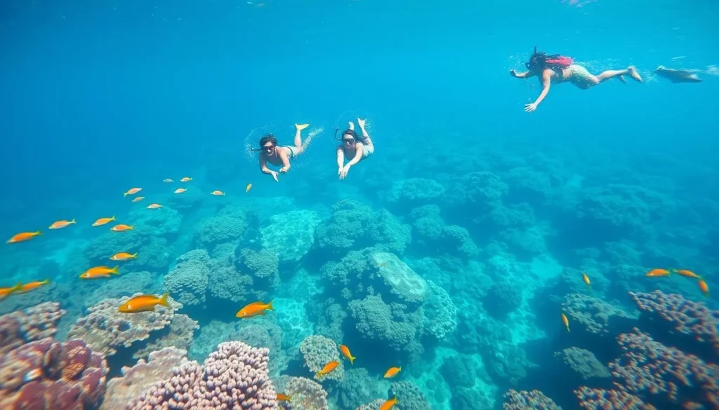 Snorkelers exploring a vibrant coral reef near Playa del Carmen - Playa del Carmen, Mexico: Best Things to Do - Top Picks