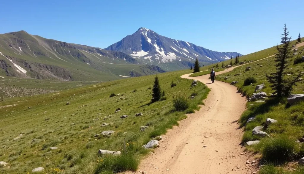 South Colony Lakes trail leading to Humboldt Peak Colorado