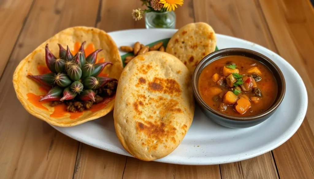 Southwestern cuisine featuring prickly pear and local ingredients near Tuzigoot National Monument Arizona