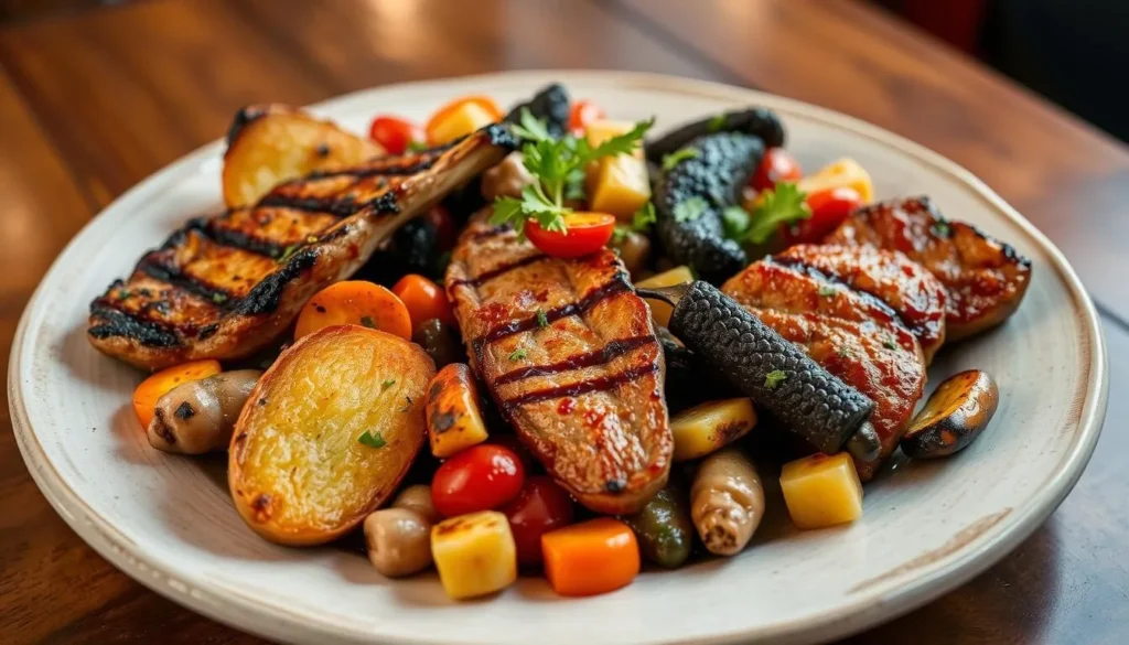 Southwestern cuisine served at a restaurant near Sycamore Canyon