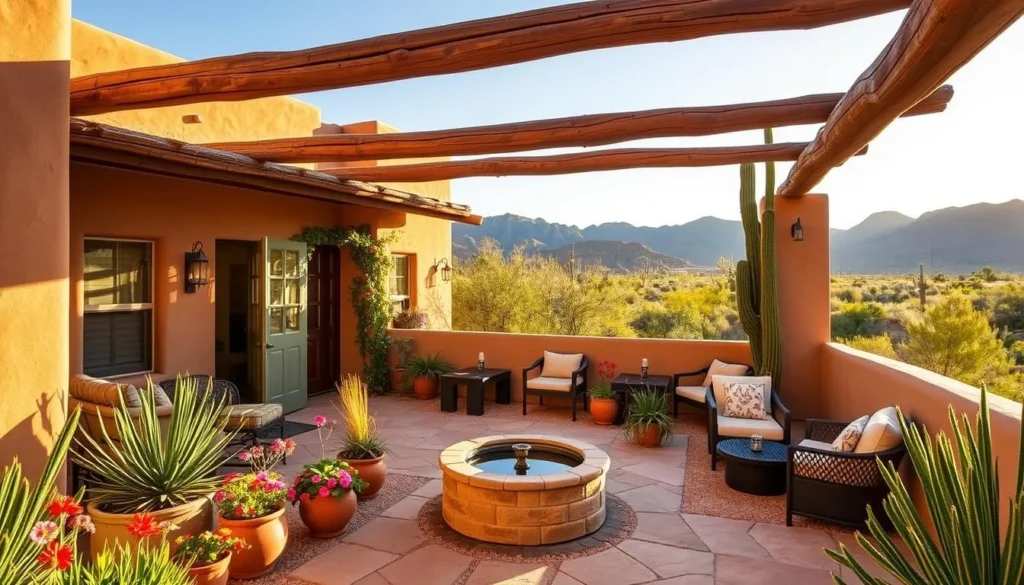 Southwestern-style accommodations near Tubac Presidio State Historic Park