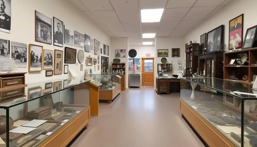 Sterling-Rock Falls Historical Society Museum with historic artifacts on display Sterling-Rock Falls Historical Society Museum with historic artifacts on display