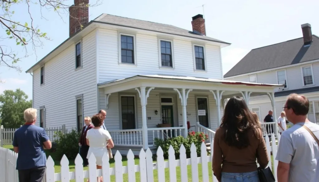 The historic Mark Twain Boyhood Home in nearby Hannibal, Missouri The historic Mark Twain Boyhood Home in nearby Hannibal, Missouri