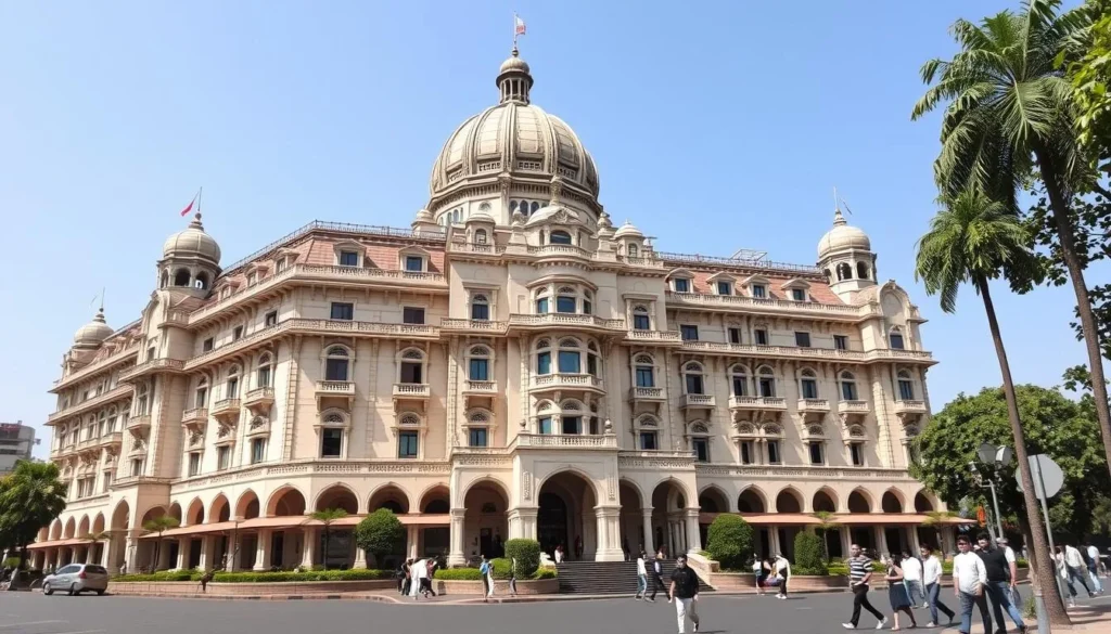 The iconic Taj Mahal Palace Hotel in Mumbai - Mumbai travel guide