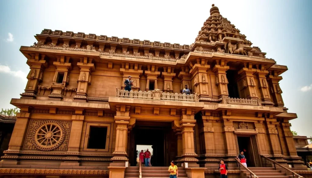 The magnificent Sun Temple at Konark with its intricate stone carvings
