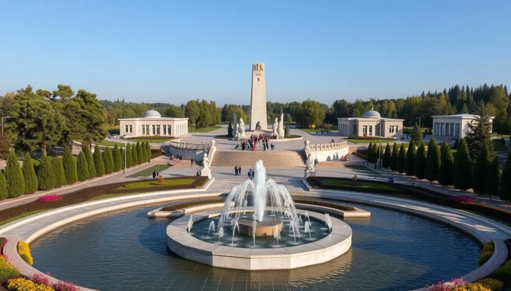 The modern Memorial of Memory and Glory in Nazran, Ingushetia The modern Memorial of Memory and Glory in Nazran, Ingushetia