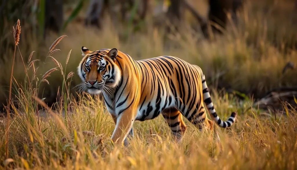 Tigers in their natural habitat at Valmiki Tiger Reserve in Bihar Tigers in their natural habitat at Valmiki Tiger Reserve in Bihar