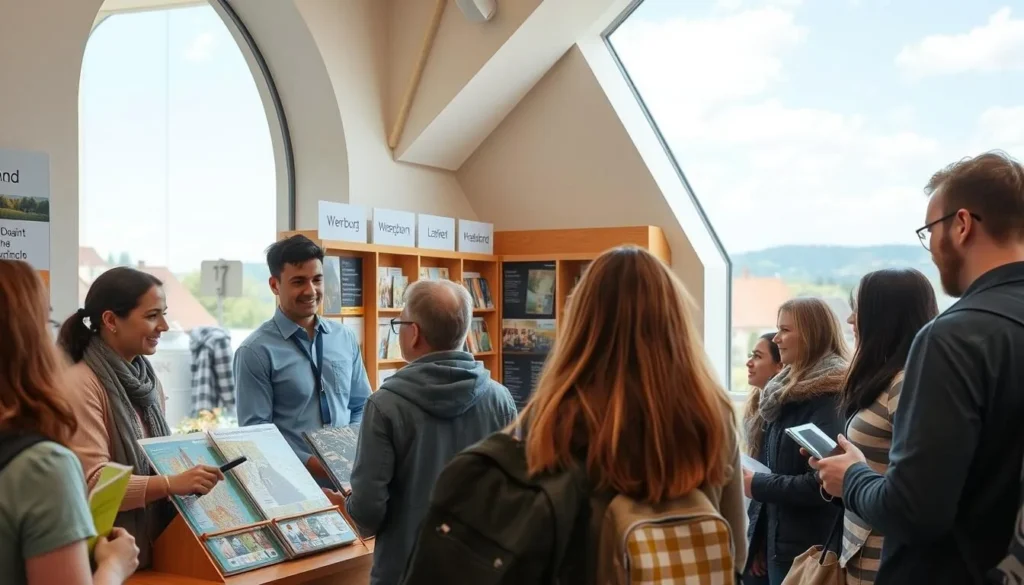 Tourist information center in Würzburg with helpful staff