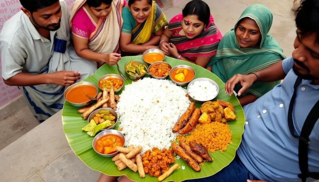 Traditional Andhra thali meal for Andhra Pradesh travel guide
