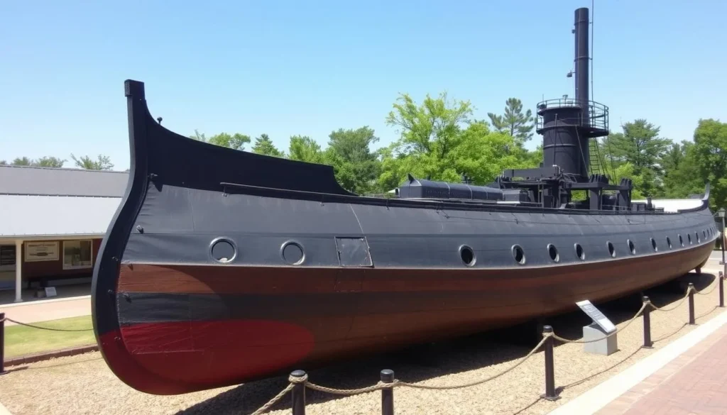 USS Cairo Gunboat remains on display at Vicksburg National Military Park USS Cairo Gunboat remains on display at Vicksburg National Military Park