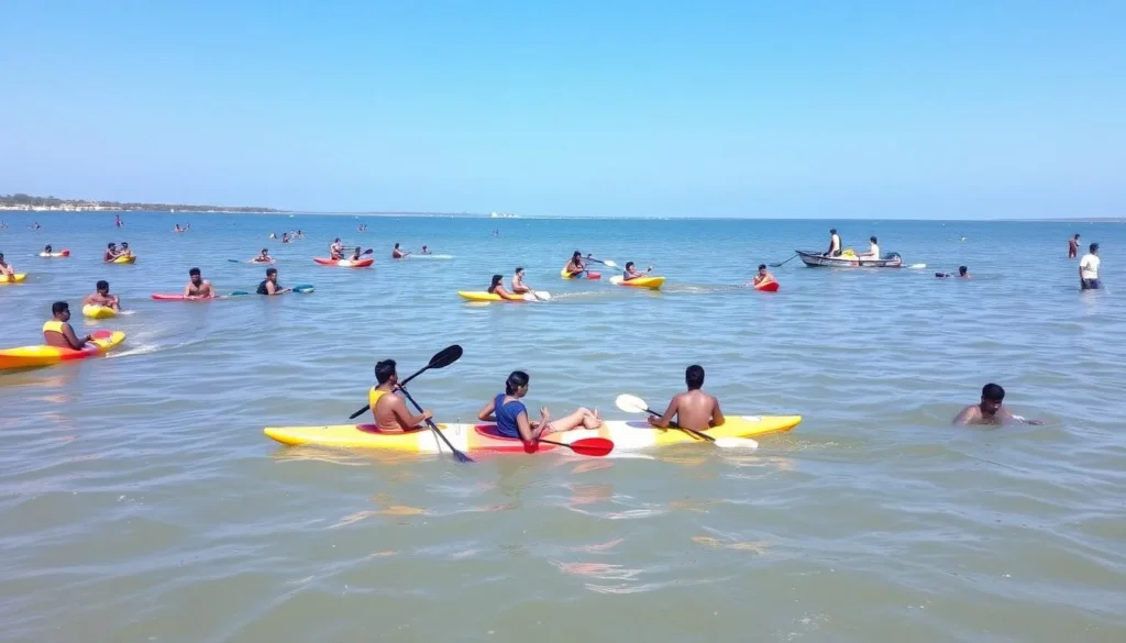 Water sports activities at Rushikonda Beach in Andhra Pradesh travel guide