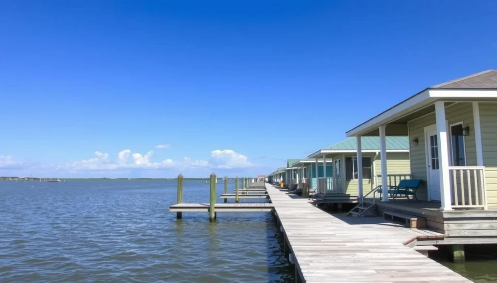 Waterfront accommodations in Cocodrie, Louisiana, a gateway to Raccoon Island Waterfront accommodations in Cocodrie, Louisiana, a gateway to Raccoon Island