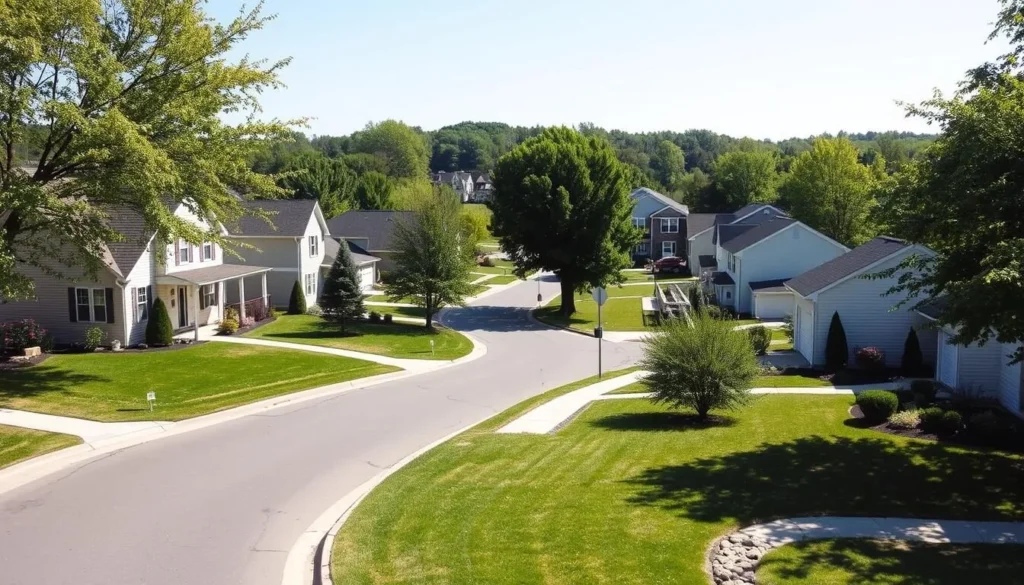 Well-maintained neighborhood in Upper Macungie Township