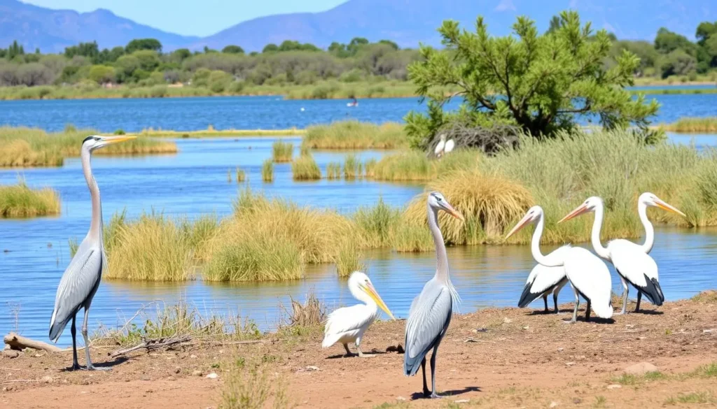 Wildlife viewing at Boyd Lake State Park showing birds and natural habitat