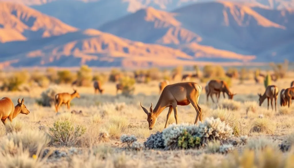 Wildlife viewing in Fort Stanton area showing deer in natural habitat