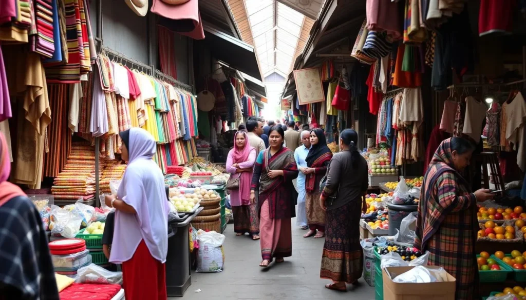 Women vendors at the bustling Ima Keithel market Women vendors at the bustling Ima Keithel market