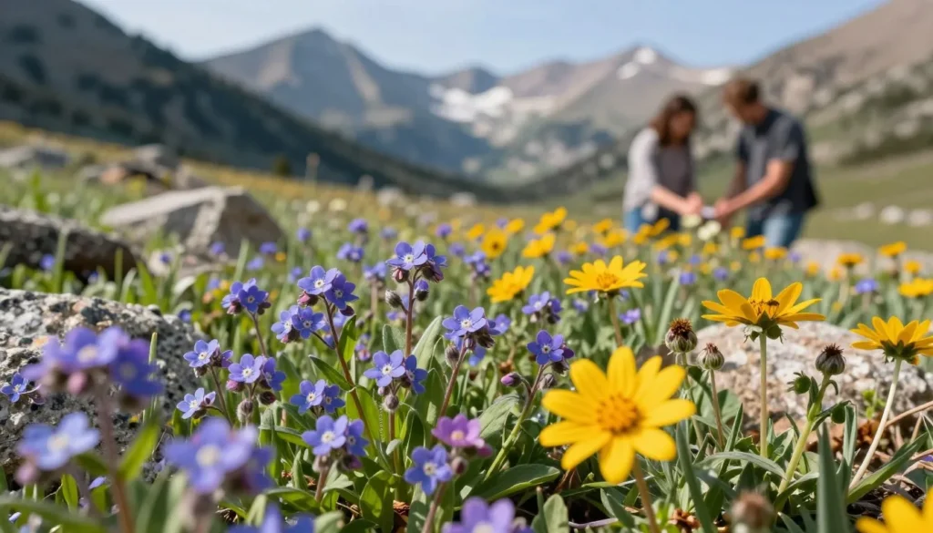 Alpine wildflowers Loveland Pass Colorado Alpine wildflowers Loveland Pass Colorado
