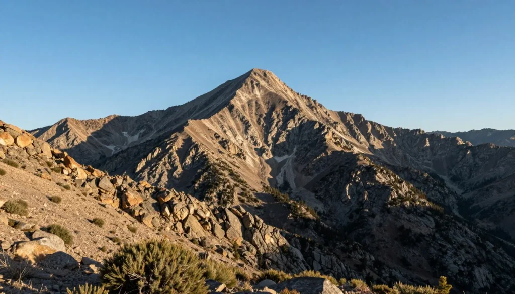 Arc Dome peak in Toiyabe Range Nevada wilderness landscape