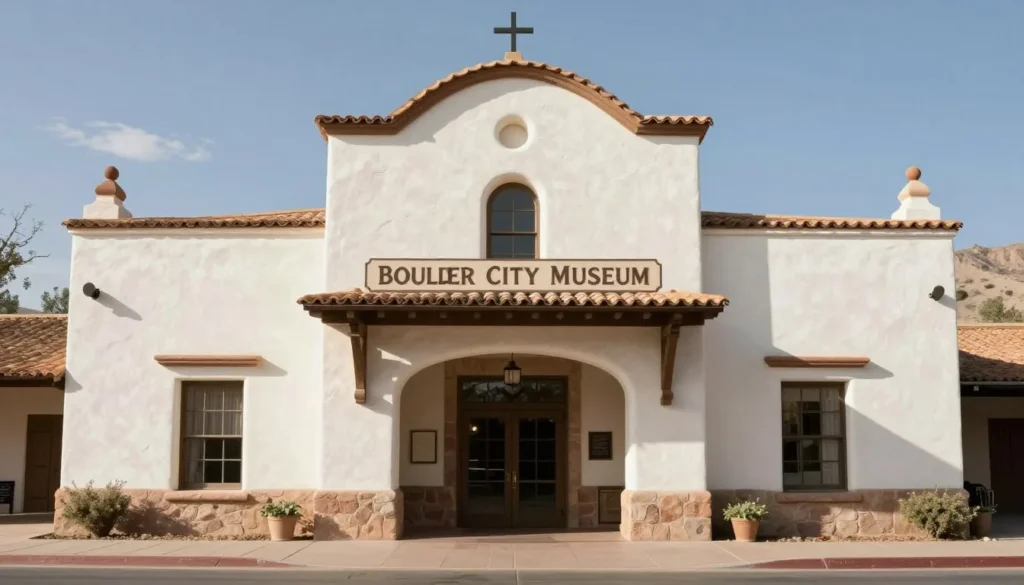 Boulder City Museum exterior showing historic building