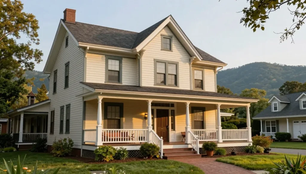 Charming bed and breakfast in Bristol Tennessee with mountain views and welcoming entrance