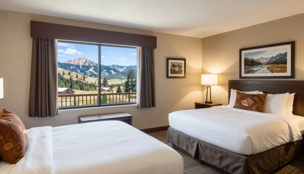 Comfortable hotel room interior in Craig Colorado Comfortable hotel room interior in Craig Colorado