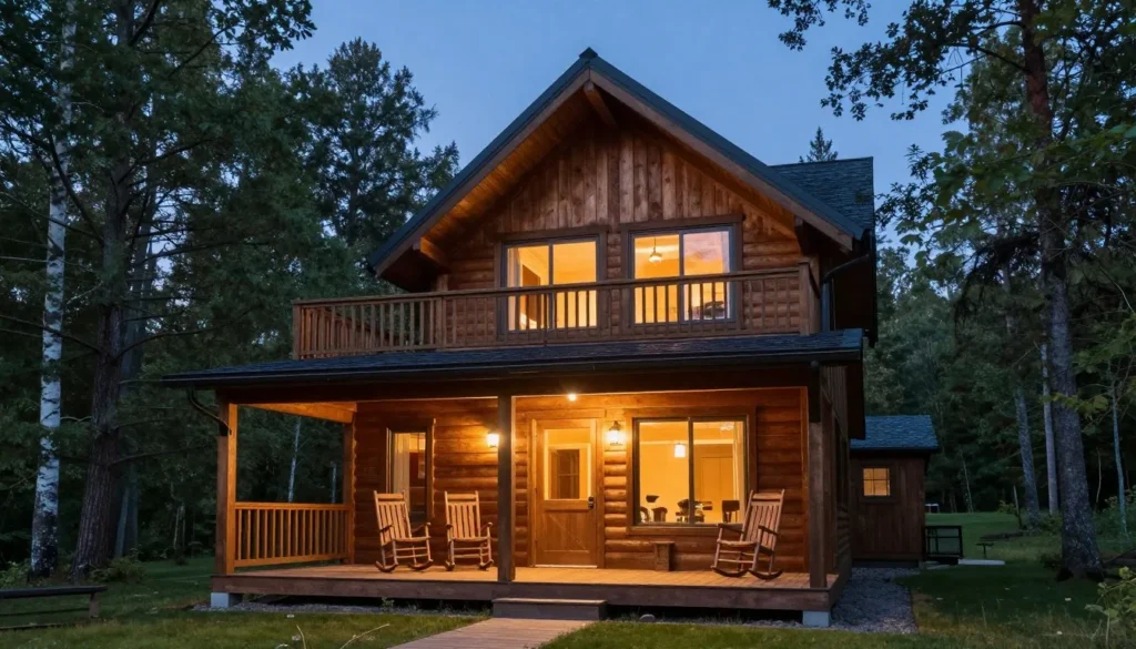 Cozy mountain cabin rental in Tennessee forest setting