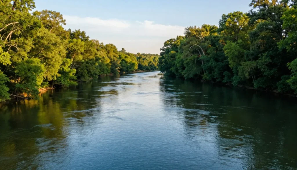 Cumberland River winding through Tennessee wilderness