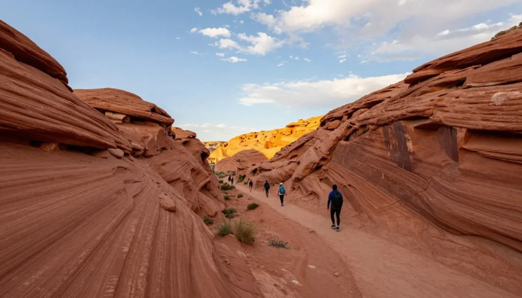 Desert canyon landscape in western Utah