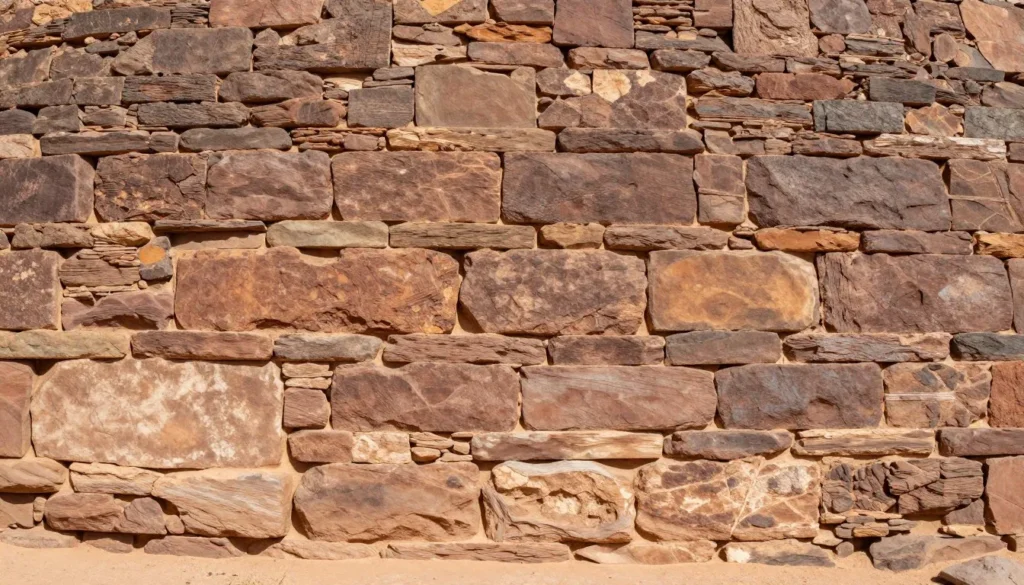 Detailed view of ancient stone masonry at Hovenweep showing skilled construction techniques of Ancestral Puebloans Detailed view of ancient stone masonry at Hovenweep showing skilled construction techniques of Ancestral Puebloans