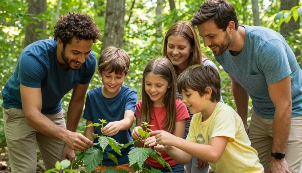 Family enjoying outdoor activities in Tennessee nature