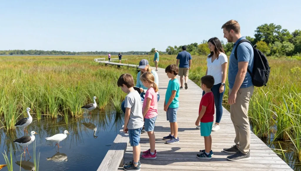 Family nature activities at Ruby Lake