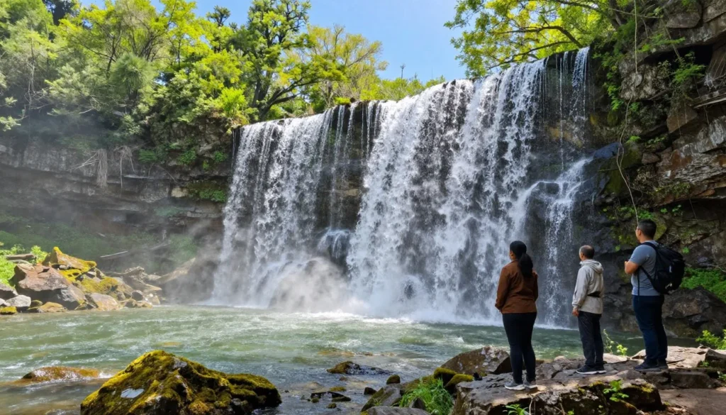 Firestone Centennial Wilderness waterfall during spring peak flow season