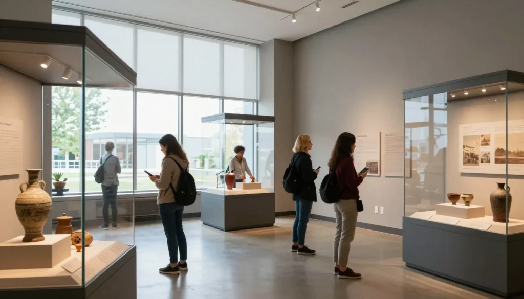 Fort Collins cultural museum interior with Colorado history exhibits