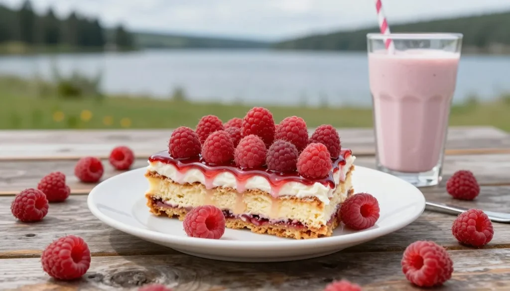 Fresh Bear Lake raspberry dishes and local cuisine at Garden City restaurant