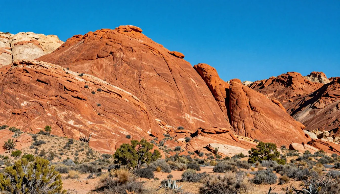 Gold-Butte-National-Monument-dramatic-red-sandstone-formations-under-clear-blue-desert-sky Gold Butte National Monument dramatic red sandstone formations under clear blue desert sky