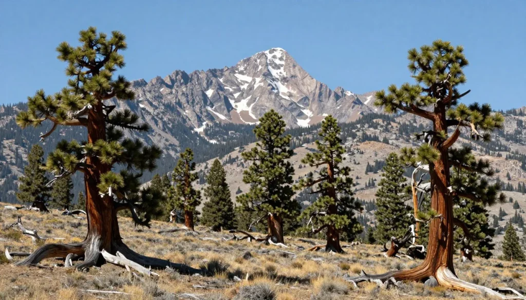 Great Basin National Park landscape with bristlecone pines and mountain peaks