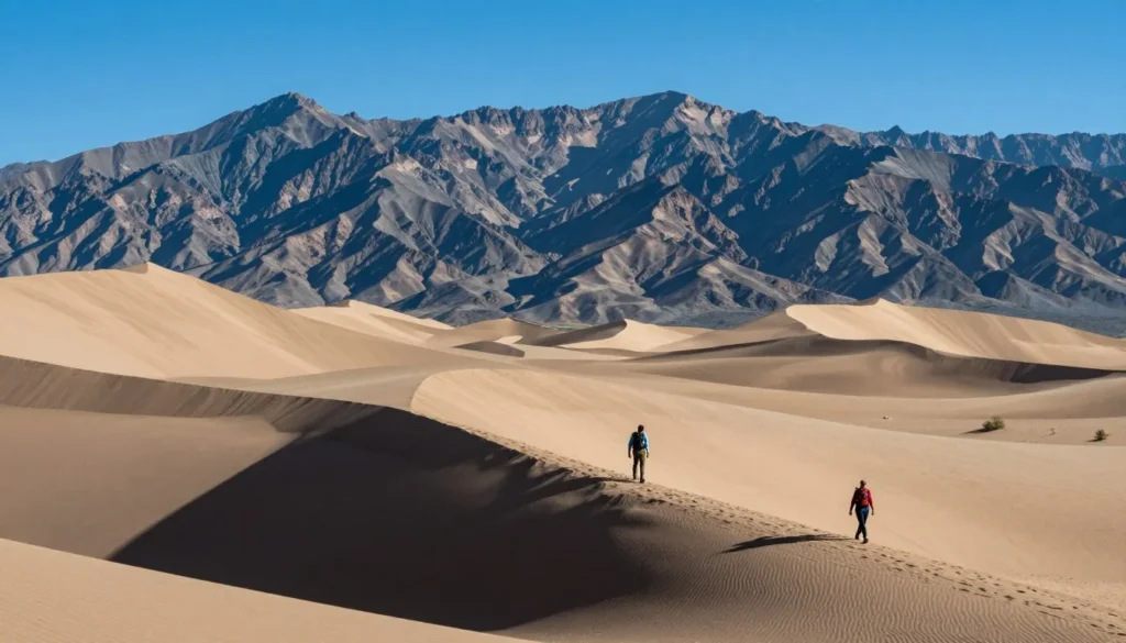 Great Sand Dunes with mountain backdrop in Colorado Great Sand Dunes with mountain backdrop in Colorado