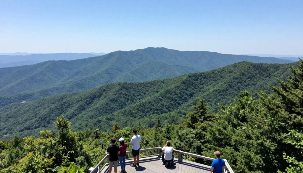 Great Smoky Mountains National Park Tennessee scenic mountain vista Great Smoky Mountains National Park Tennessee scenic mountain vista