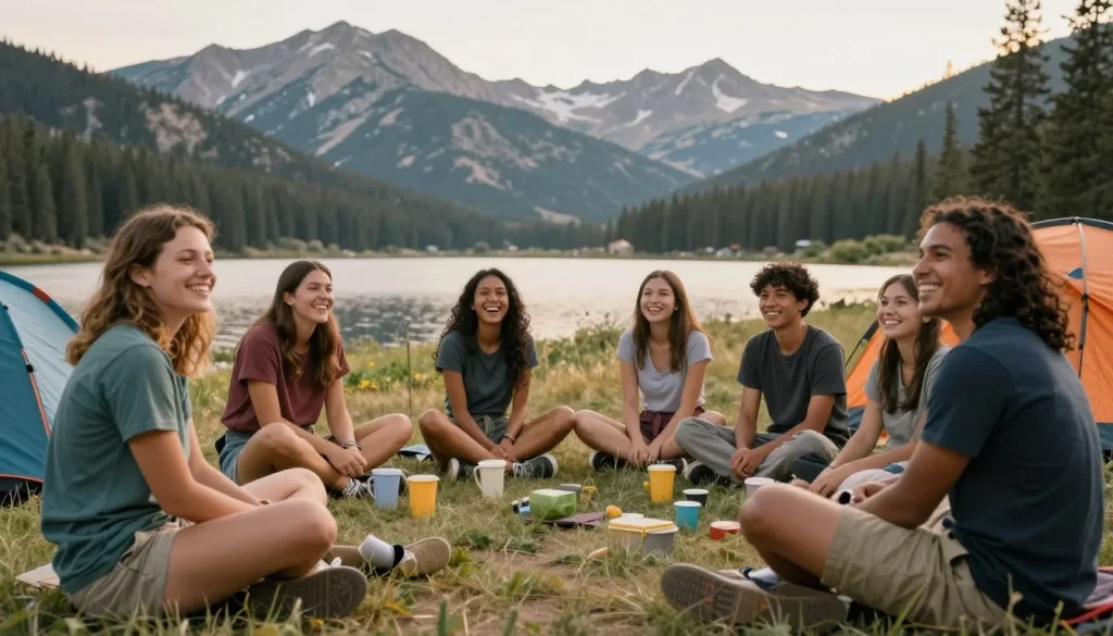 Happy visitors enjoying Mancos State Park