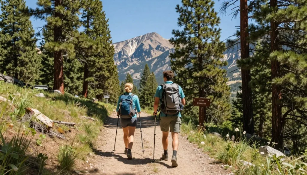 Hiking trails around Mancos State Park