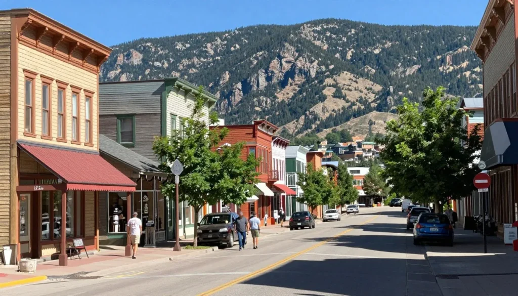 Historic Colorado mountain town architecture Historic Colorado mountain town architecture
