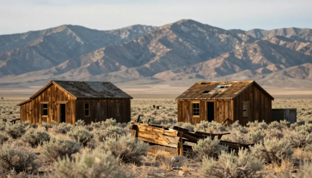 Historic Nevada mining landscape near Great Basin Historic Nevada mining landscape near Great Basin