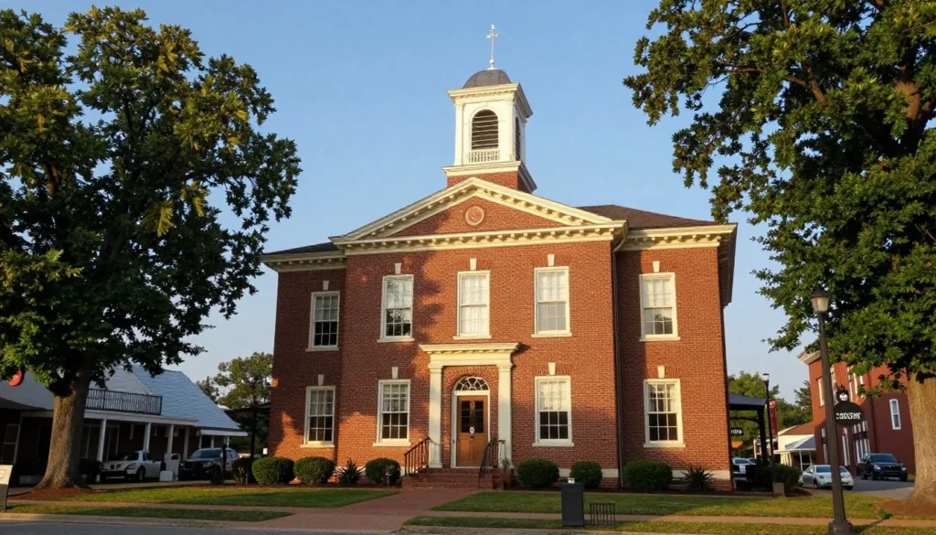 Historic Tennessee courthouse building in Ashland City
