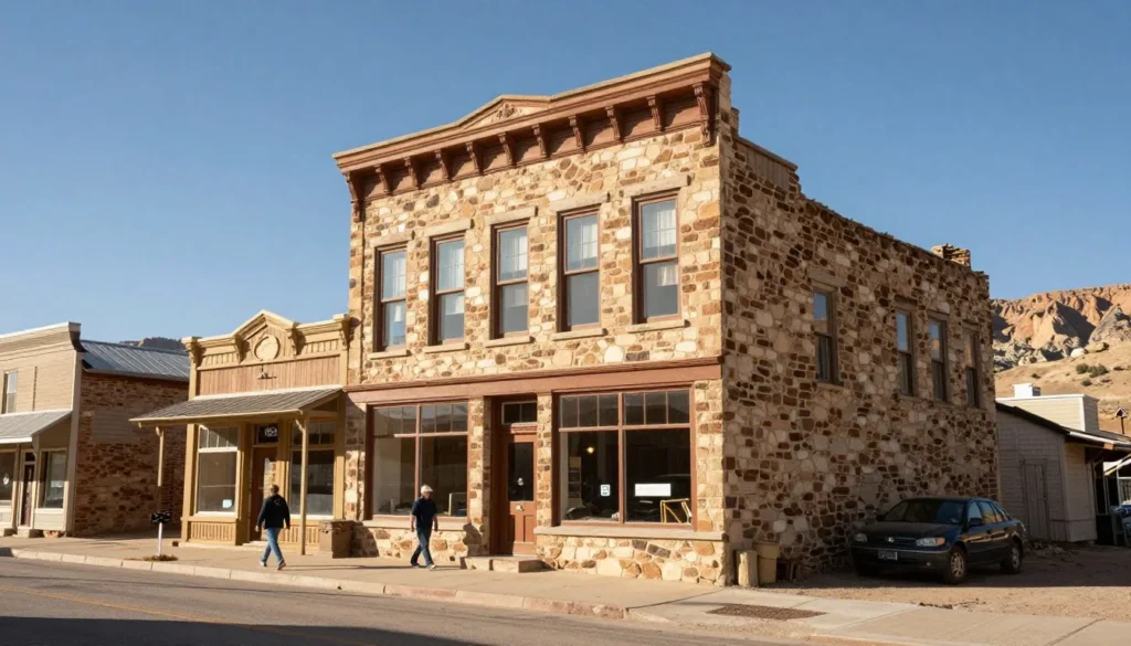 Historic building in downtown Huntington Utah Historic building in downtown Huntington Utah