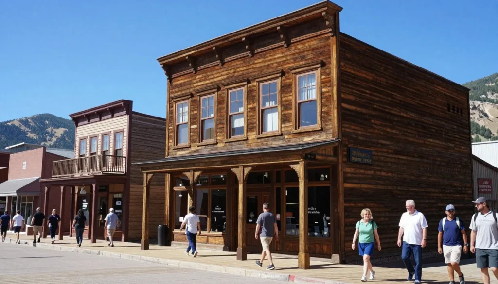 Historic building in nearby Fairplay Colorado mountain town Historic building in nearby Fairplay Colorado mountain town