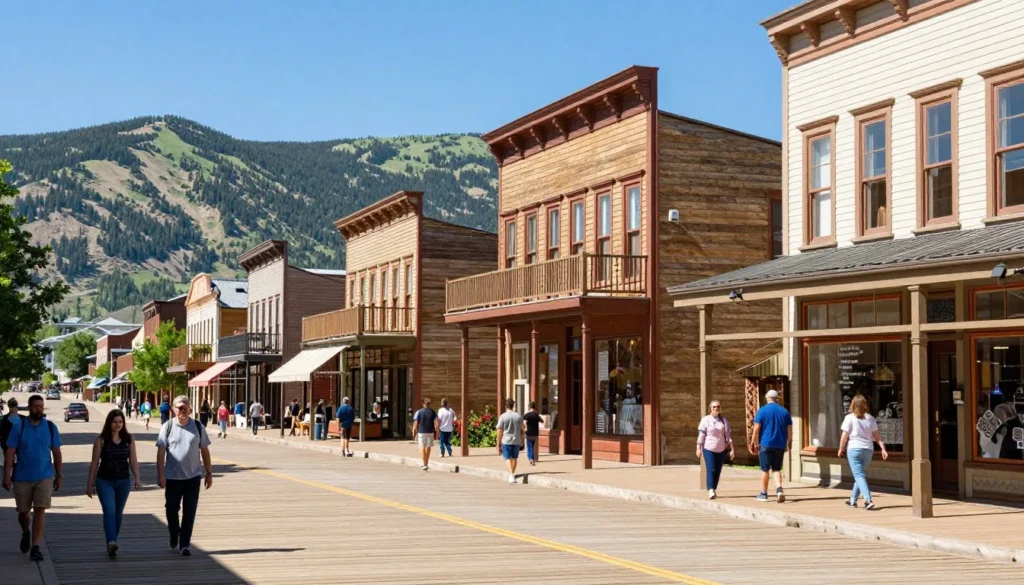 Historic downtown Fairplay Colorado main street Historic downtown Fairplay Colorado main street