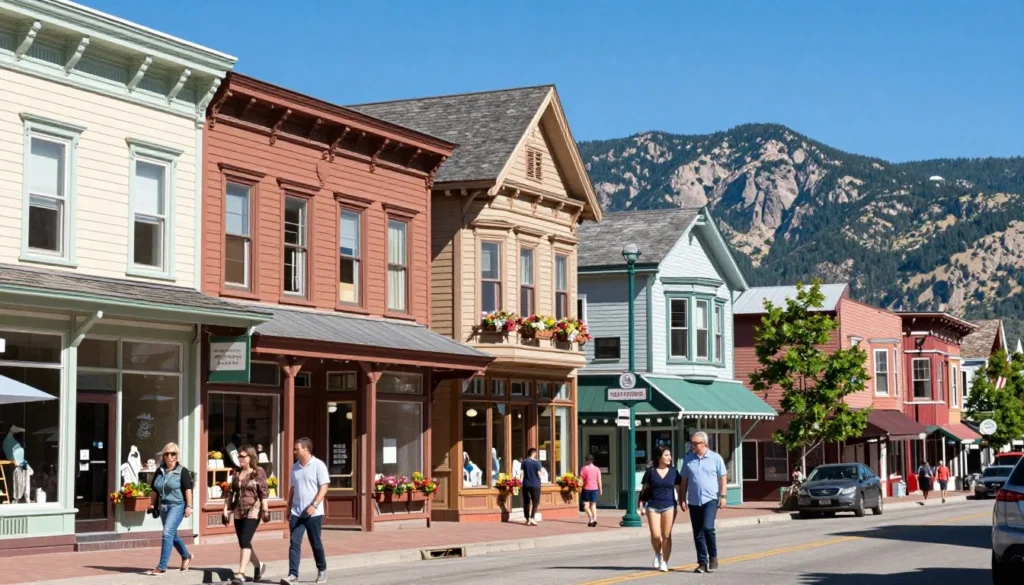 Historic mining town Breckenridge Colorado Historic mining town Breckenridge Colorado