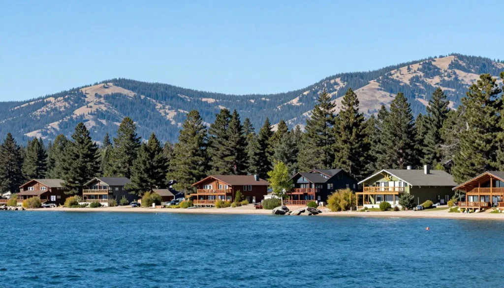 Incline Village Lake Tahoe lodging area view Incline Village Lake Tahoe lodging area view