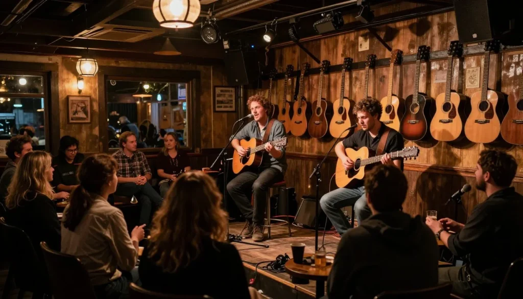 Intimate country music venue with live performance in Tennessee
